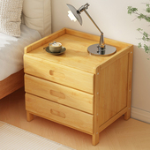 床头柜现代简约小型卧室柜子收纳储物楠竹简易床边窄柜子2023新款