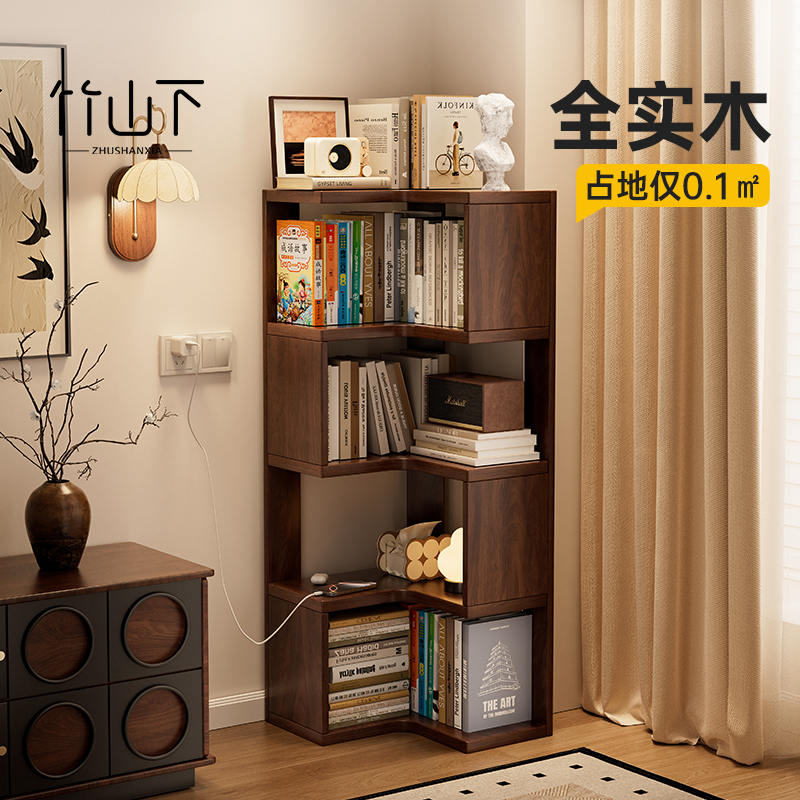 【热卖新品】实木转角柜落地书柜