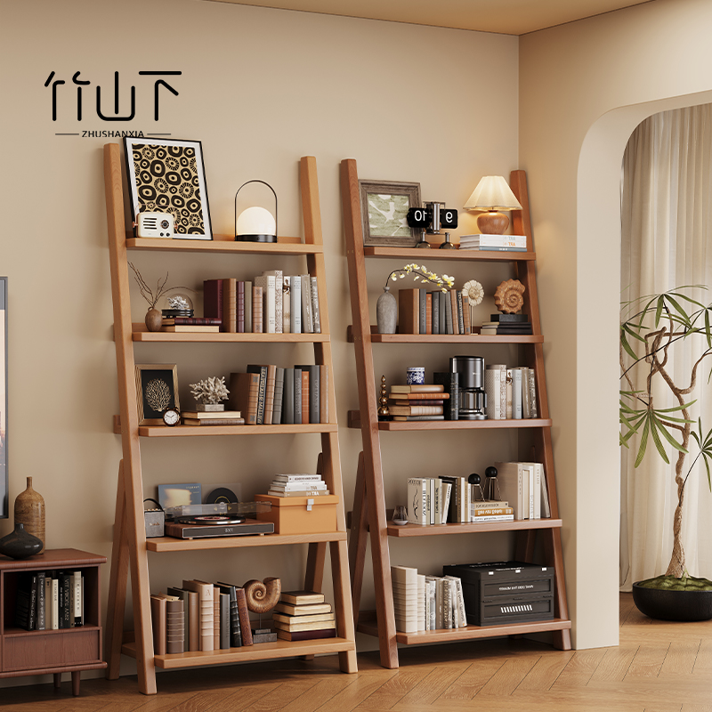 【外贸品质】书架落地置物架靠墙