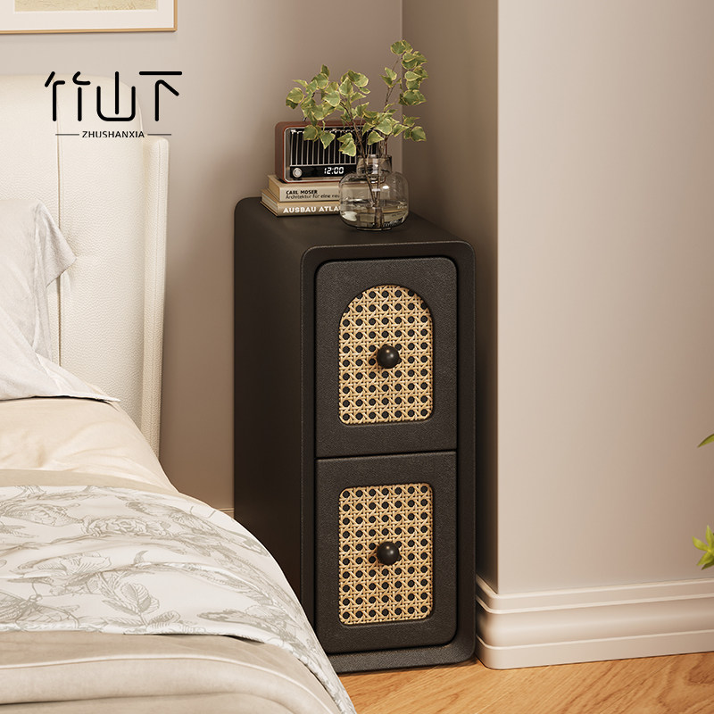 床头柜实木小型家用卧室床边小柜子20cm极窄创意侧边收纳置物柜子,住宅家具,床头柜,淘宝优惠券,粉丝福利购,淘宝优惠卷