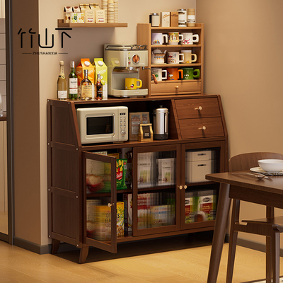 【储量升级】实木餐边柜