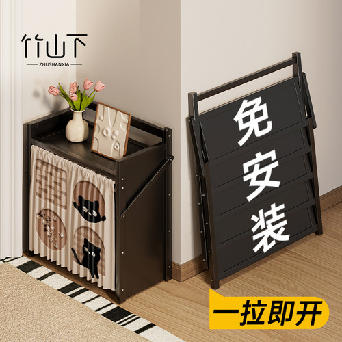 折叠鞋架宿舍小型多层家用小窄门口出租房用免安装入户门简易鞋柜