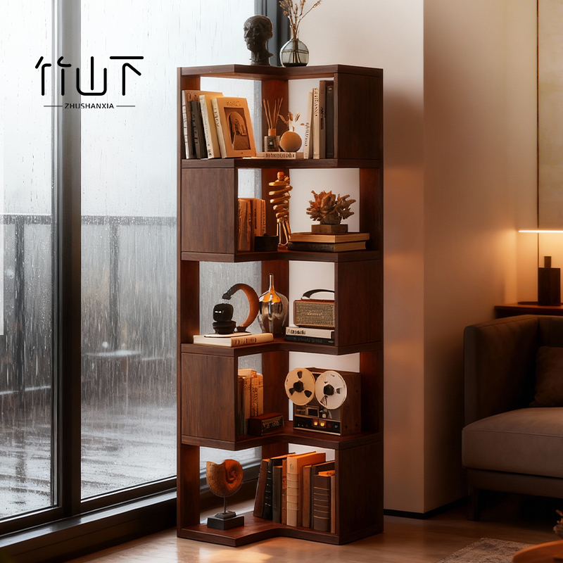 【热卖新品】实木转角柜落地书柜