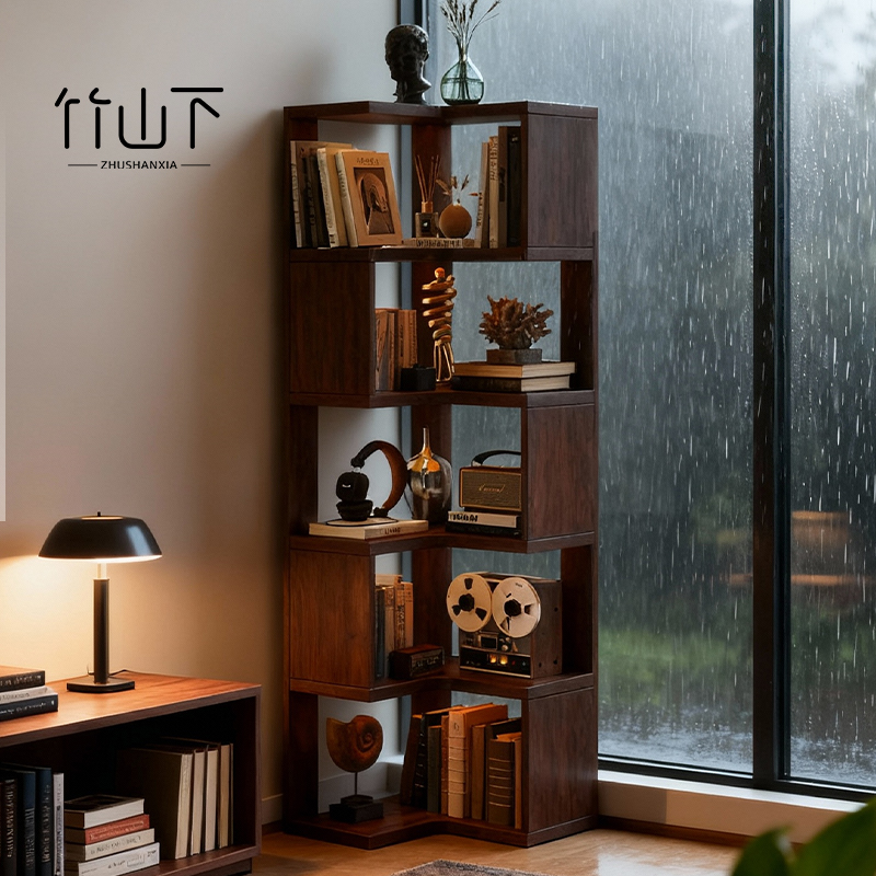 【热卖新品】实木转角柜落地书柜