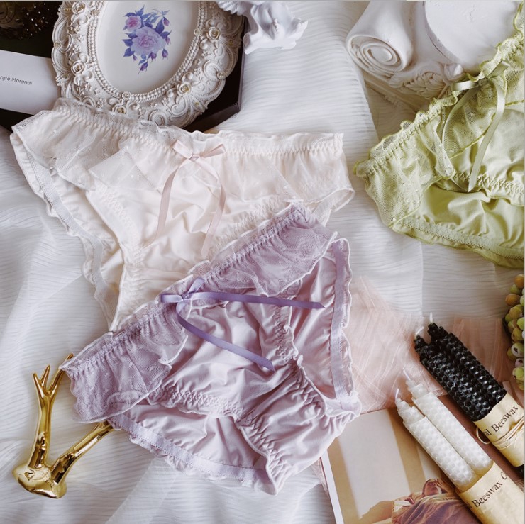 女生内裤中腰柔软超弹透气甜美