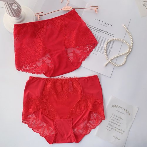 内裤红色本命年新年无痕有加大码