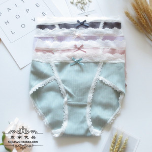 舒适无痕内裤 N178舒适舒适女士中腰螺纹纯棉基本款