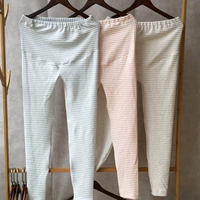 Термобелье для беременных с поддержкой живота, хлопковые бархатные удерживающие тепло штаны, увеличенная толщина