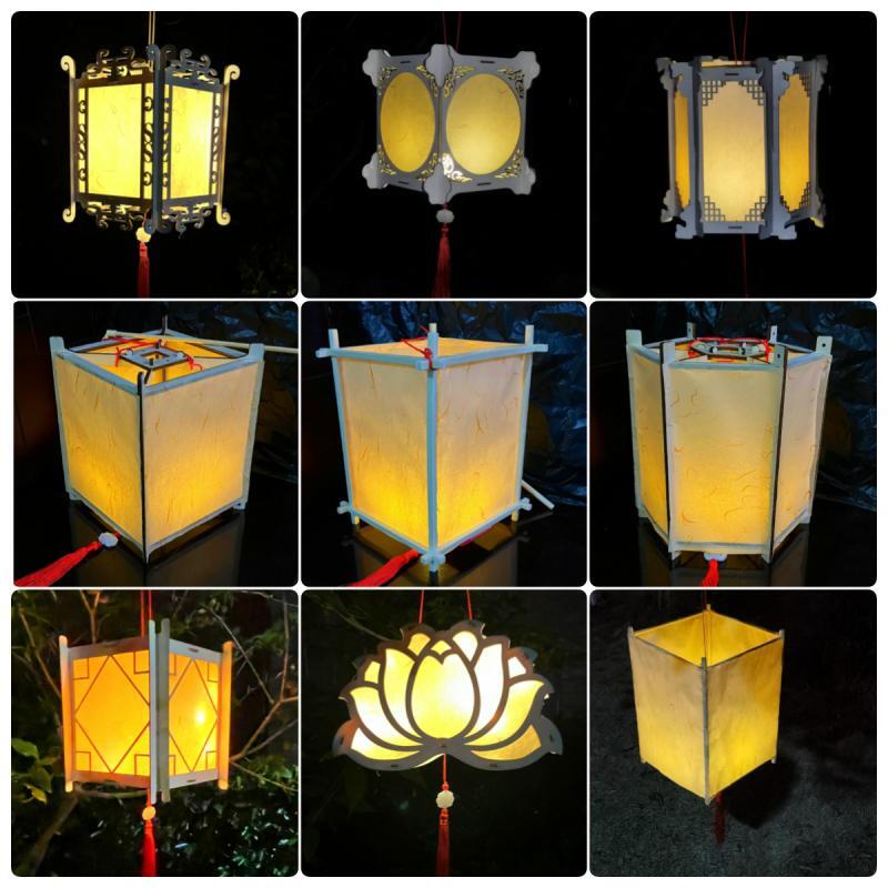 新款中秋节宫灯DIY手工材料包