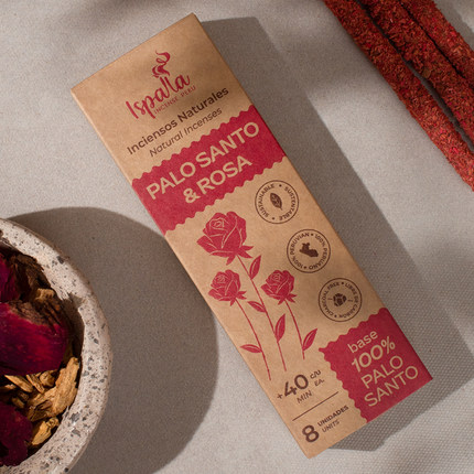 ISPALLA手作熏香 天然有机秘鲁圣木配方瑜伽冥想净化空间宠物适用