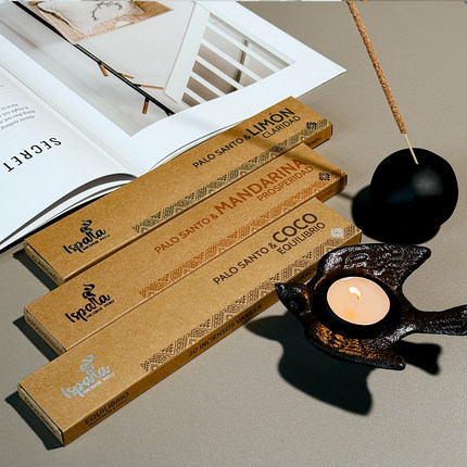 ISPALLA手作熏香 天然植物秘鲁圣木线香家居日常瑜伽冥想净化空间