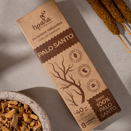 ISPALLA手作熏香 天然有机秘鲁圣木配方瑜伽冥想净化空间宠物适用