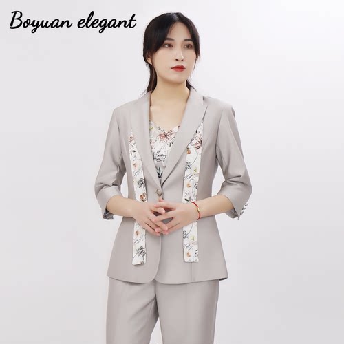 长袖OL风修身高级感西装外套免烫