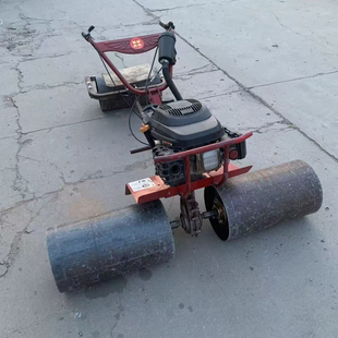 苗床压实机小麦压地机滚筒汽油柴油电动压新款农用压平镇土草坪地