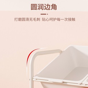 儿童玩具收纳架大容量多层家用书架宝宝置物架幼儿园收纳储物柜PP