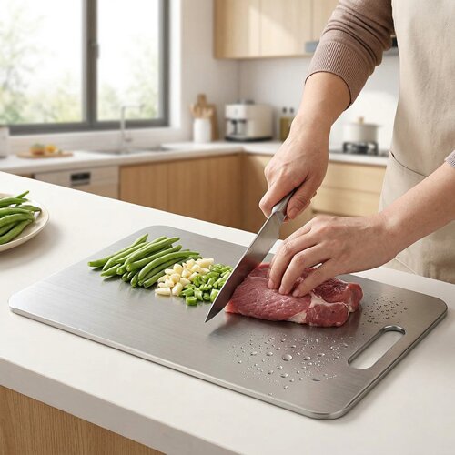 不锈钢菜板砧板双面加厚揉面