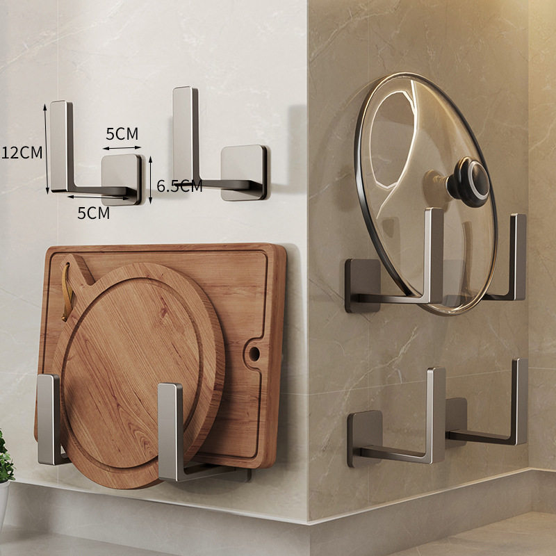 机顶盒厨房洗脸盆挂钩免打孔墙壁插排壁挂式收纳路由器置物架