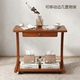 边几置物架家用卧室床头收纳整理架简易多用茶几可移动储物床边柜