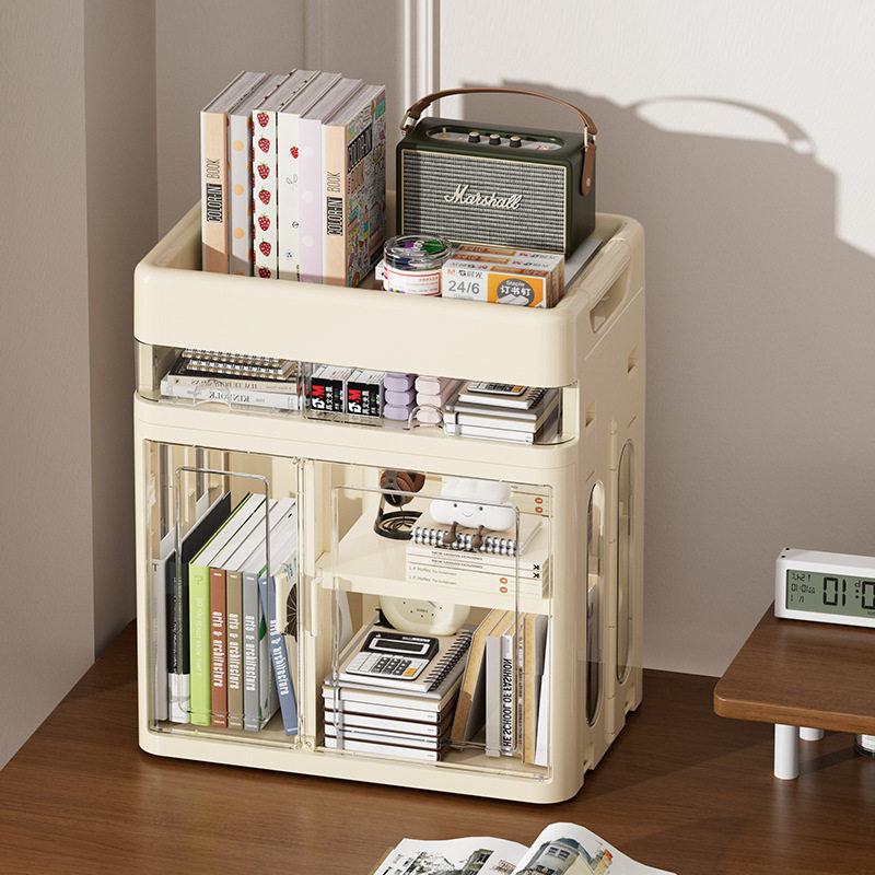 书包置物架带滑轮可移动放书包书本收纳架桌边下工位放包推车塑料,收纳整理,书桌收纳置物架,淘宝优惠券,粉丝福利购,淘宝优惠卷