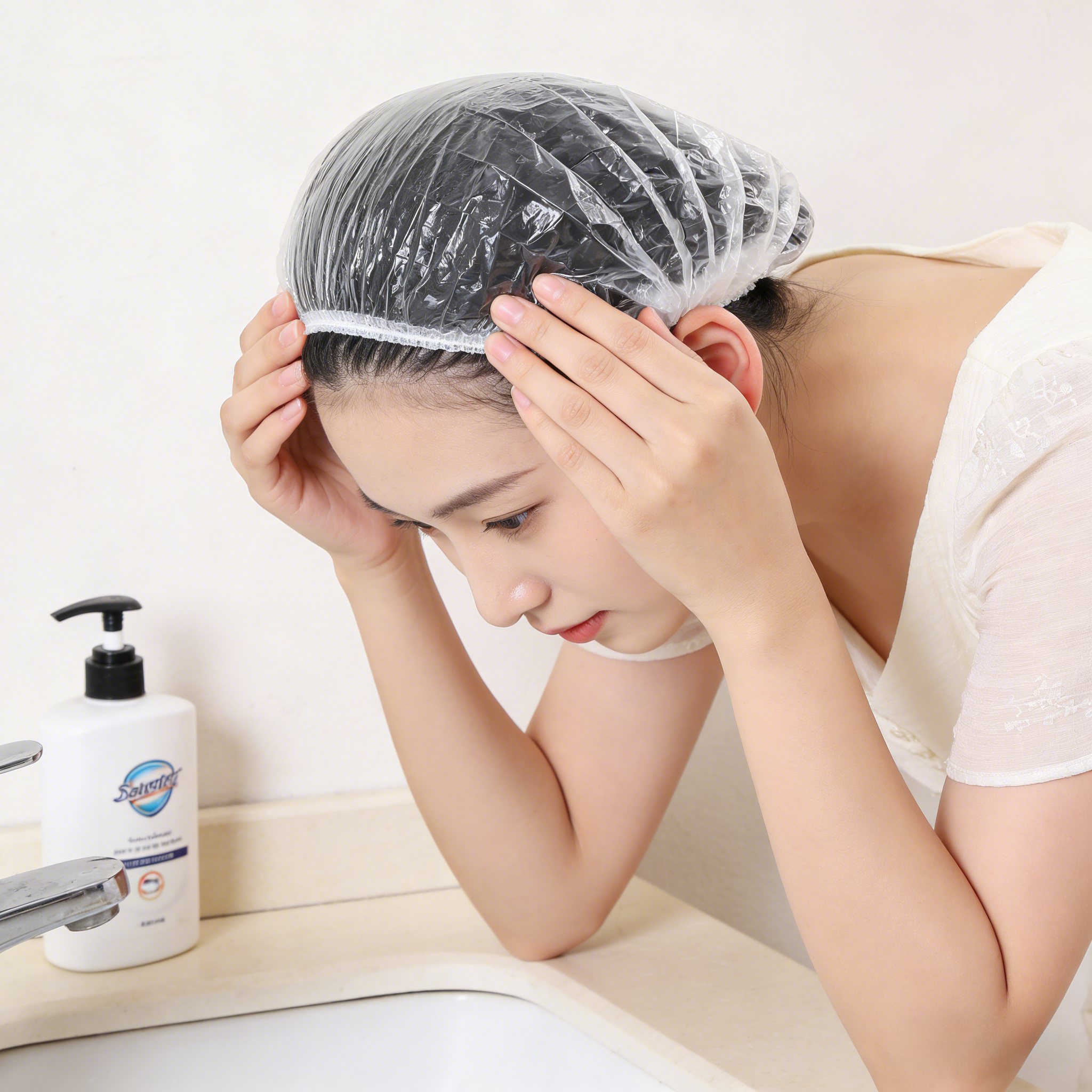 utookii一次性浴帽防水洗澡发帽