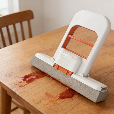 【免手洗】桌面吸水拖把不脏手