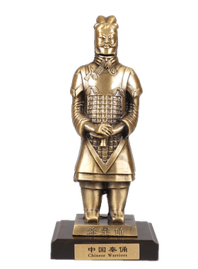 秦俑外事纪念金属工艺品