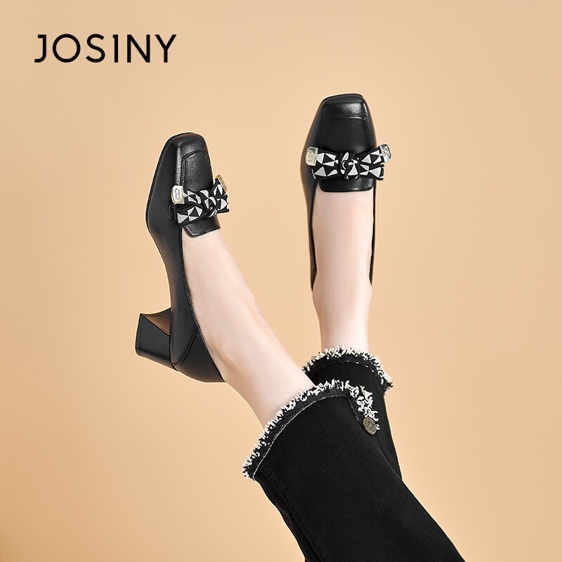 Josiny/卓诗尼玛丽珍鞋甜美