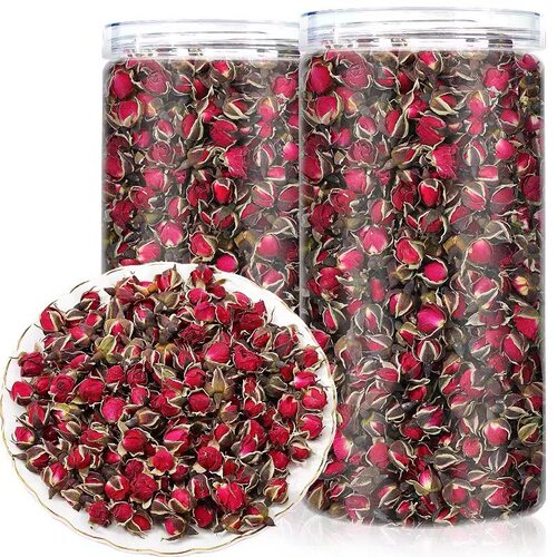 云南金边玫瑰花茶散装批发干玫瑰