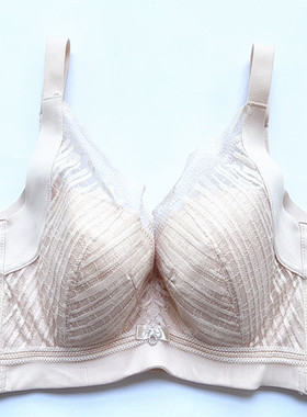 品牌蕾丝薄款舒适软钢圈文胸罩聚拢调整型收副乳上托女士内衣2319