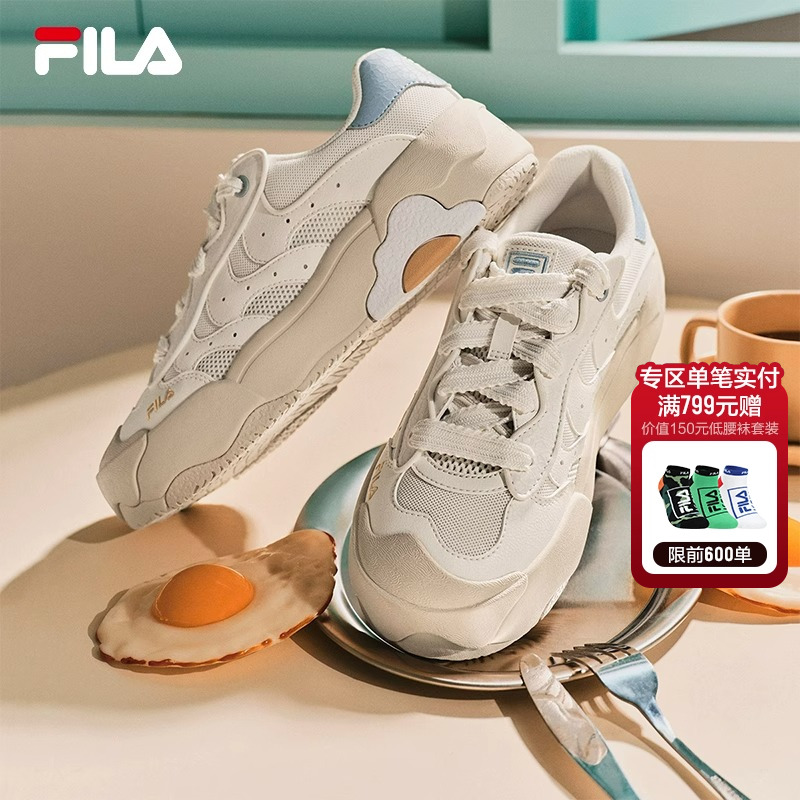 FILA斐乐蛋包鞋女鞋板鞋女小白鞋
