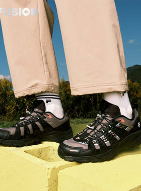 Como X丨章昊同款 FILA FUSION斐乐潮牌男鞋女鞋运动鞋户外登山鞋