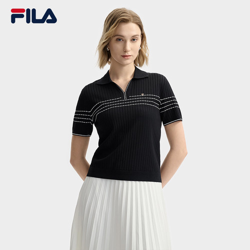 FILA斐乐女士时尚编织衫