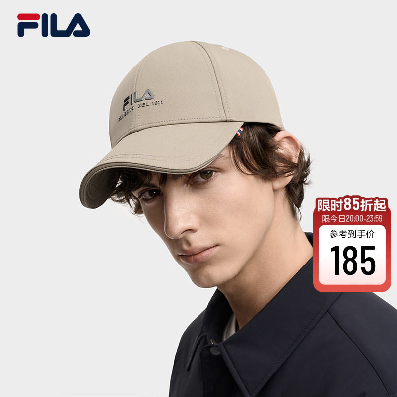 FILA 斐乐官方男帽棒球帽新款时尚防晒健身休闲帽子运动帽遮阳帽