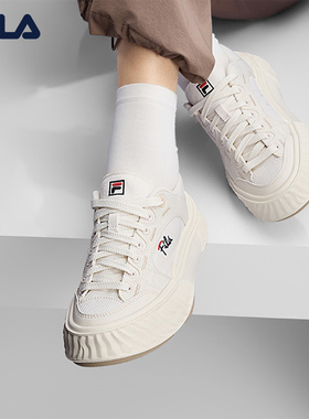FILA 斐乐官方女鞋FOSSO 1+帆布鞋2026夏新款岩行鞋 1+时尚休闲鞋