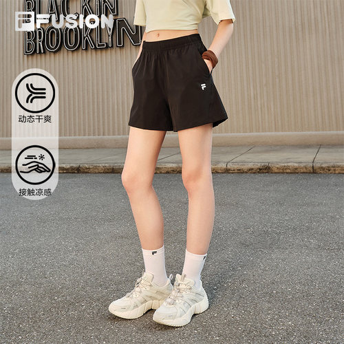 FILAFUSION斐乐女士梭织短裤