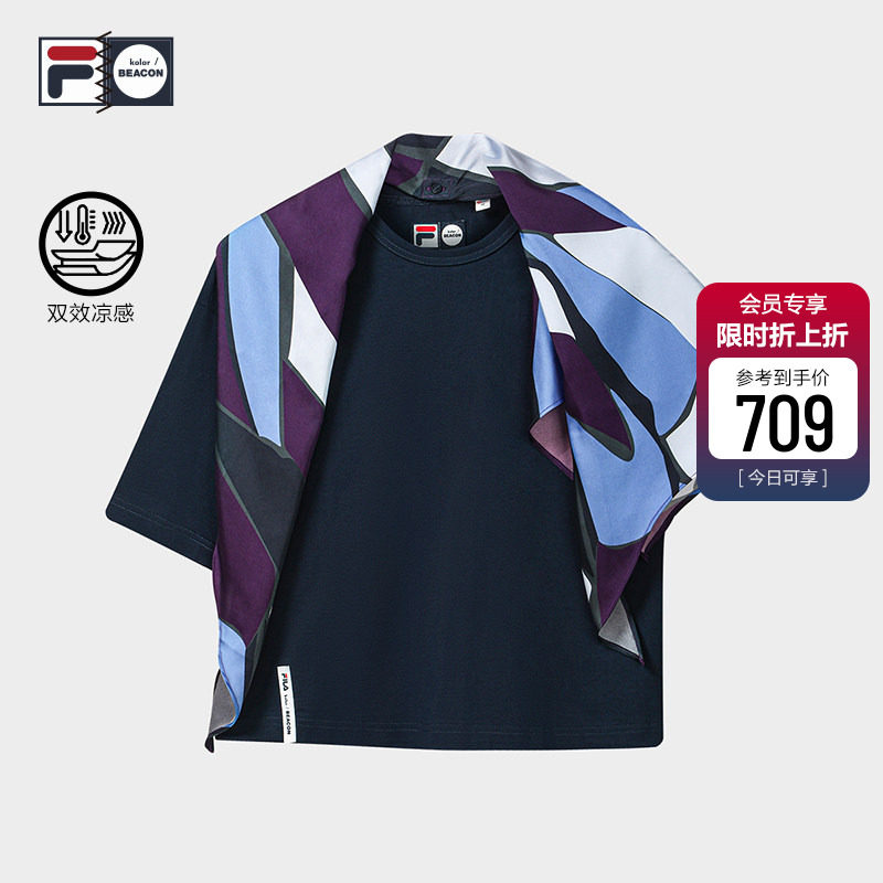 FILA斐乐女子针织短袖衫图片