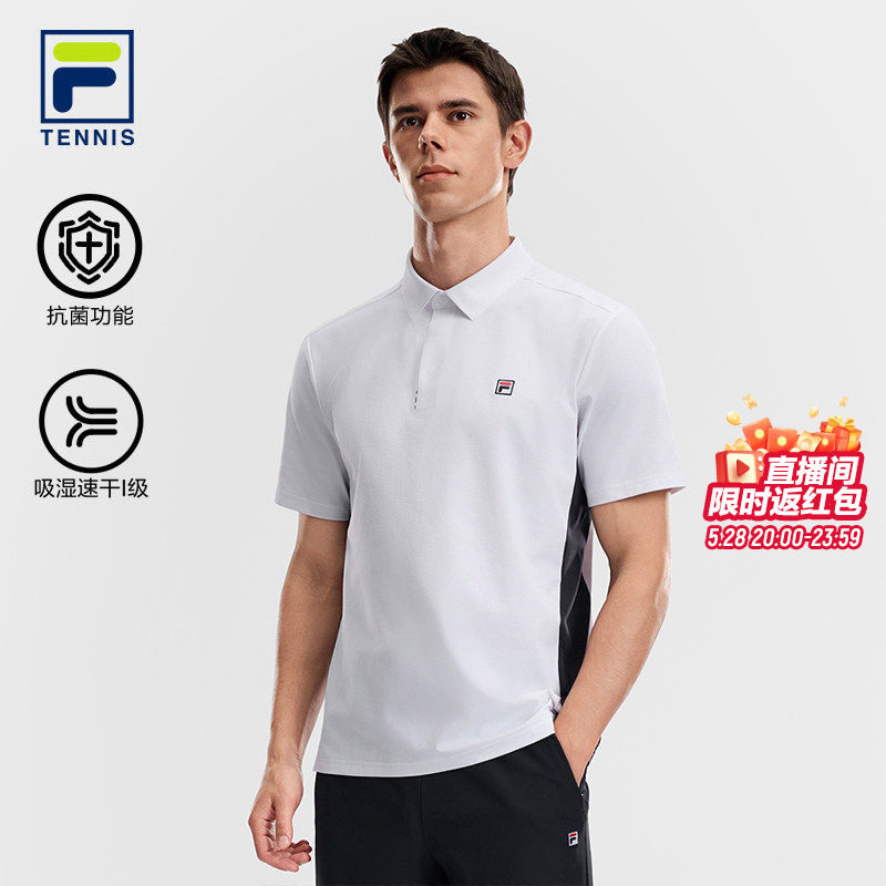 FILA 斐乐男子大满贯短袖POLO衫2026夏季新款网球运动速