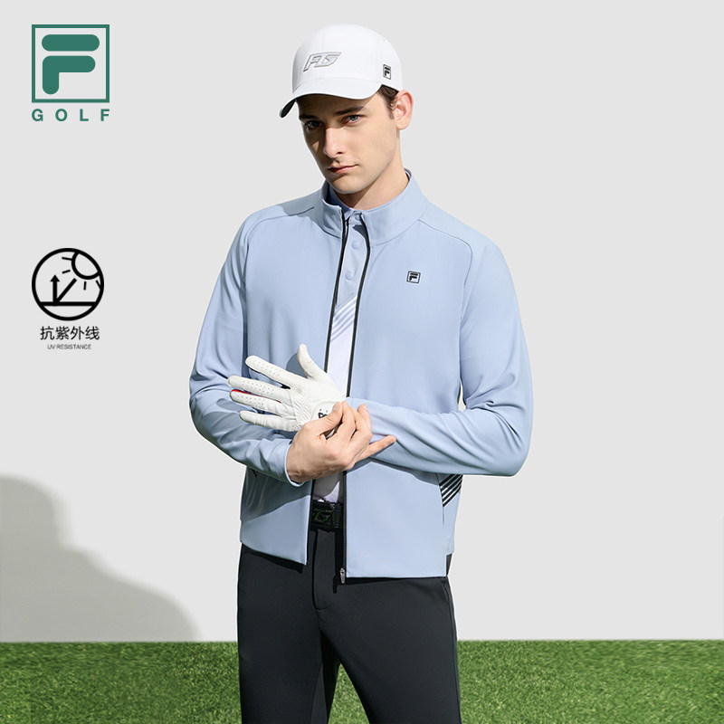 FILA 斐乐官方男子外套2025春季新款基础立领高尔夫运动长袖上衣,运动服/休闲服装,运动茄克/外套,淘宝优惠券,粉丝福利购,淘宝优惠卷