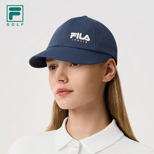 FILA 斐乐官方女帽棒球帽秋季新款户外高尔夫运动帽遮阳帽鸭舌帽