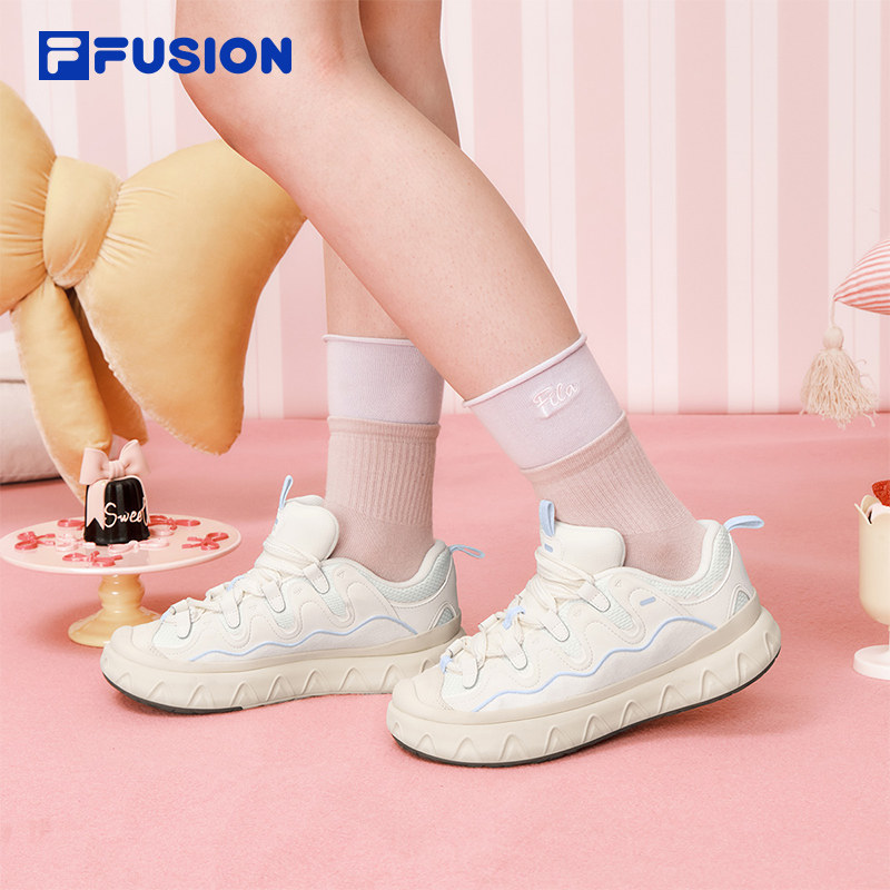 PISA 甜筒鞋丨FILA FUSION斐乐潮牌女鞋新款厚底板鞋休闲鞋松糕鞋,运动鞋new,板鞋,淘宝优惠券,粉丝福利购,淘宝优惠卷