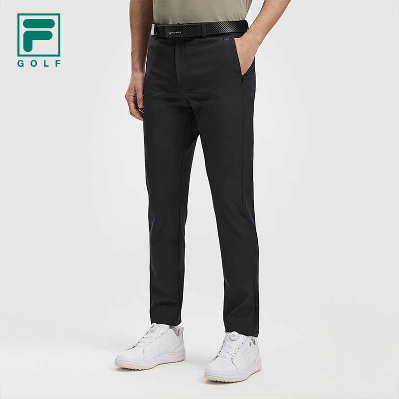 FILA 斐乐官方男士梭织长裤2026春新款高尔夫运动简约基础直口裤,运动服/休闲服装,运动长裤,淘宝优惠券,粉丝福利购,淘宝优惠卷