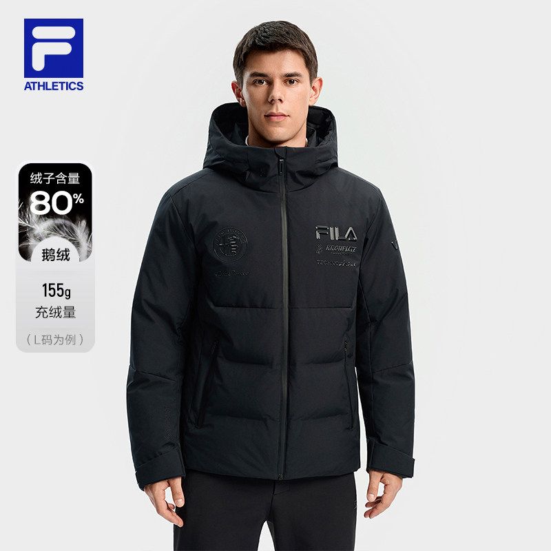 FILA 4810凌峰鹅绒斐乐羽绒服男2025冬季新款滑雪运动保暖外套,运动服/休闲服装,运动羽绒服,淘宝优惠券,粉丝福利购,淘宝优惠卷