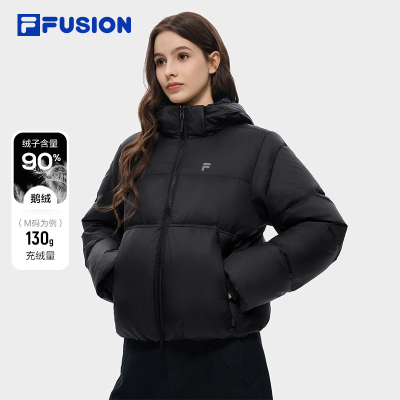 斐乐潮牌短款90鹅绒服