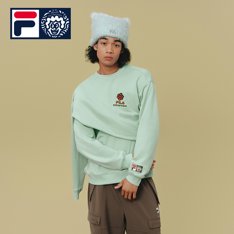 FILA斐乐情侣套头卫衣