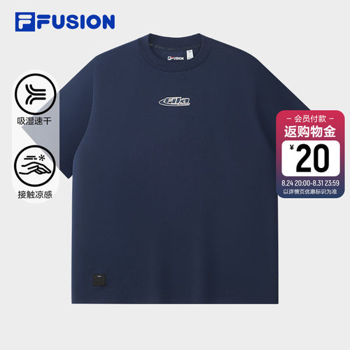 FILAFUSION斐乐潮牌短袖T