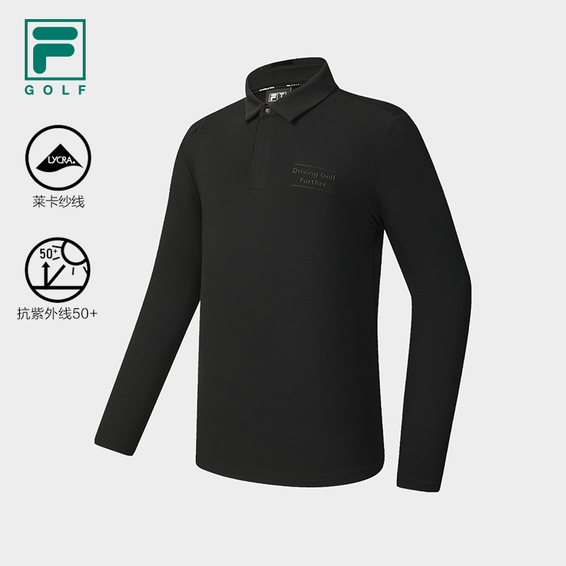 FILA斐乐男子长袖POLO