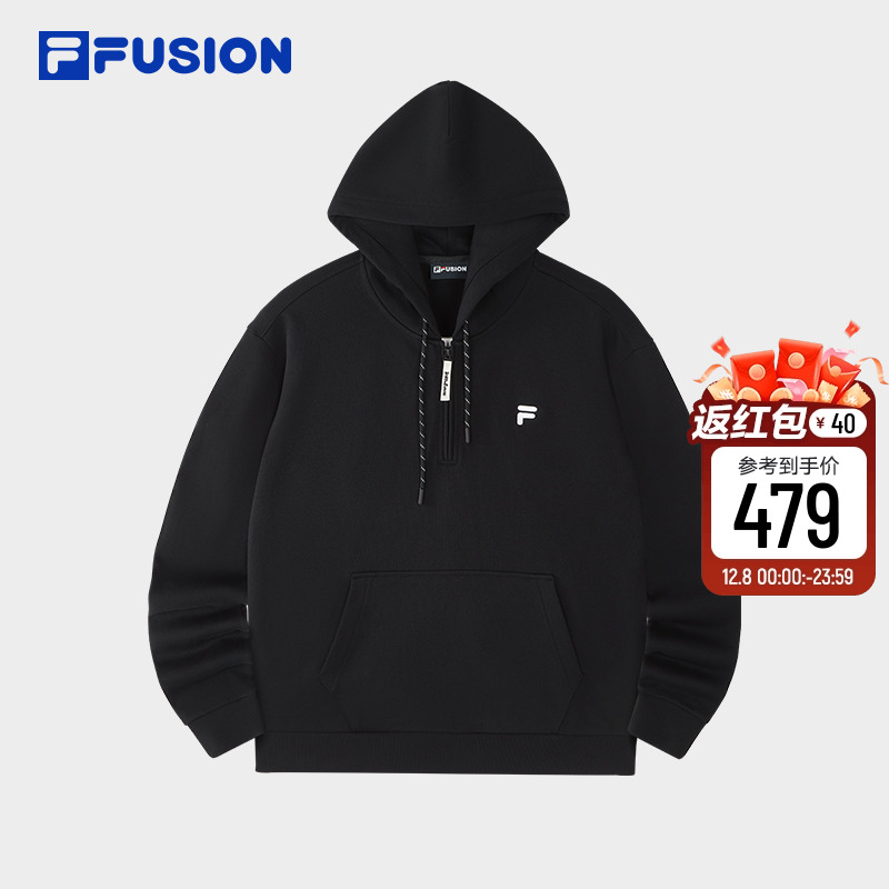 FILAFUSION斐乐情侣连帽卫衣