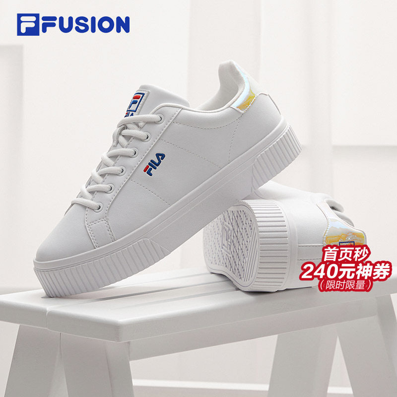 FILA FUSION斐乐小白鞋女板鞋秋季新款正品白色运动鞋子男鞋女鞋
