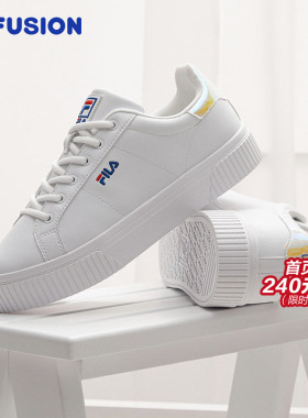 FILA FUSION斐乐小白鞋女板鞋秋季新款正品白色运动鞋子男鞋女鞋