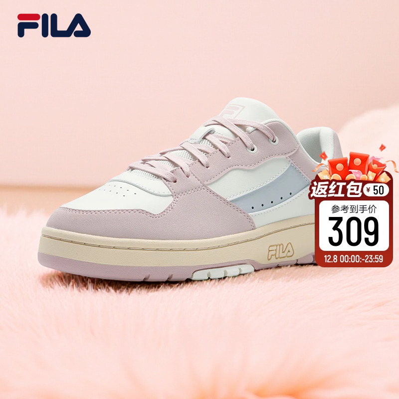 FILA斐乐情侣板鞋复古小白鞋